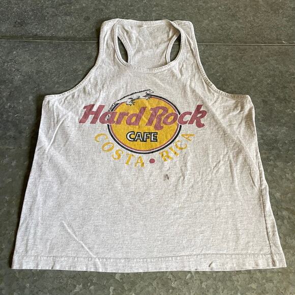 Vintage Hard Rock Cafe Costa Rica Iguana Lizard Tank Top Mens Small T-Shirt Y2K - Picture 1 of 10